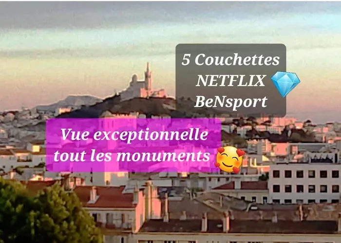 Sublime 2 Pieces Vue Incroyable Mer Et Tout Les Monuments De Marseille